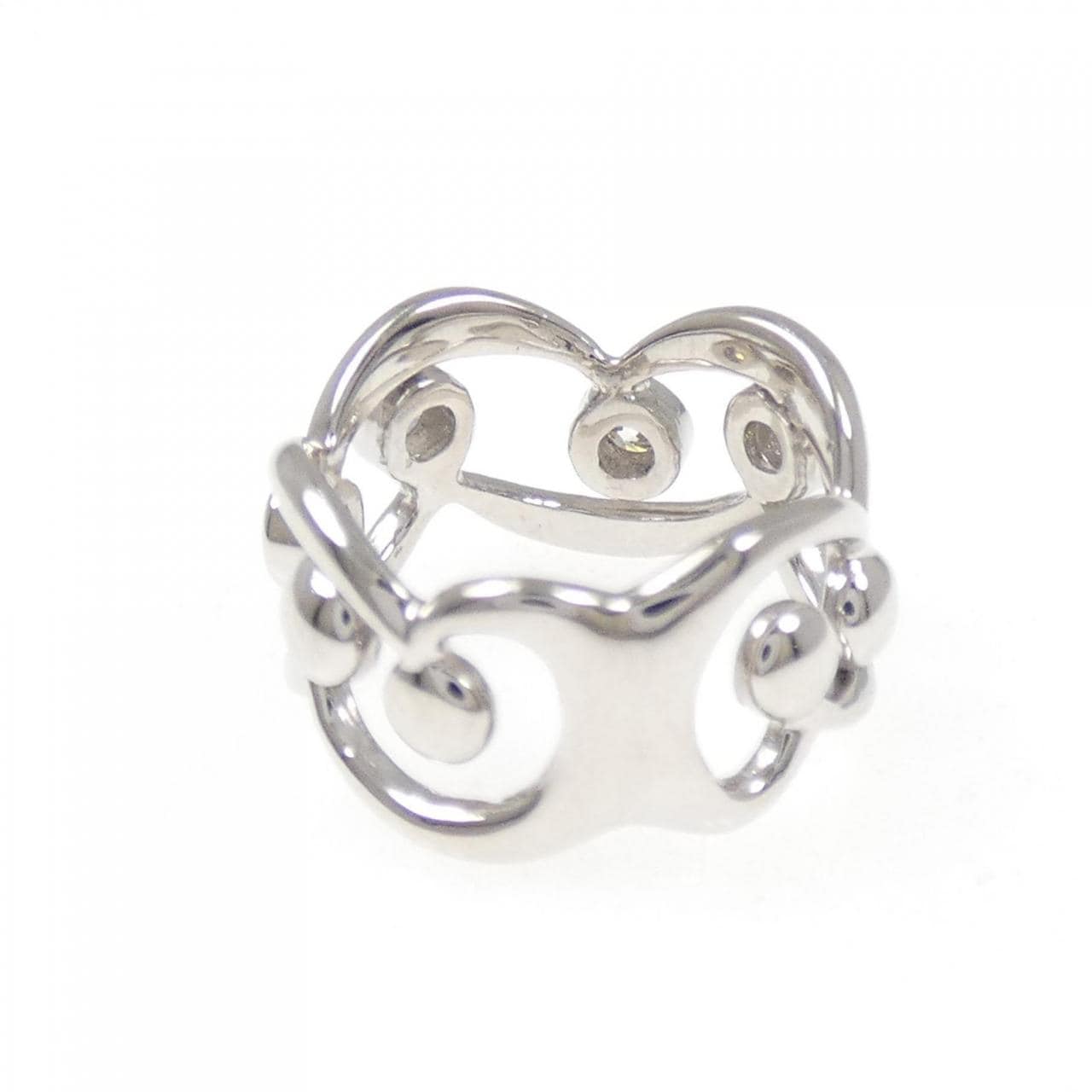 PT900 ダイヤモンド ピンキー リング 0.15CT