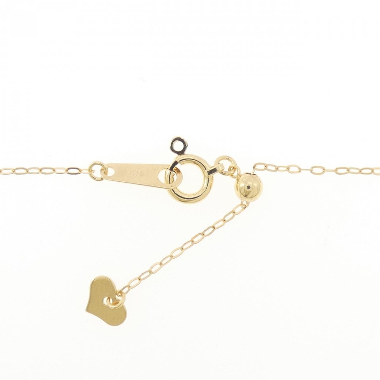 K18YG ダイヤモンド ネックレス 0.35CT