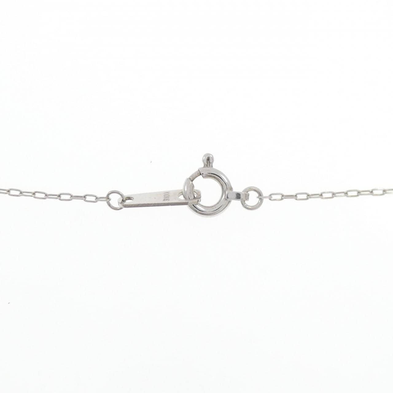 K10WG ハート ダイヤモンド ネックレス 0.01CT