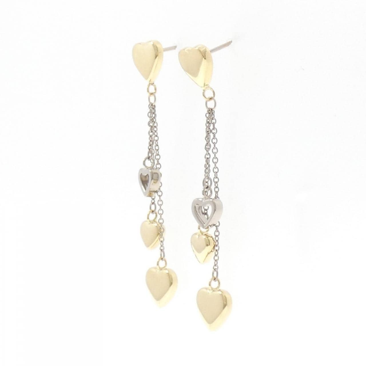 ティファニー マルチハートドロップ ピアス