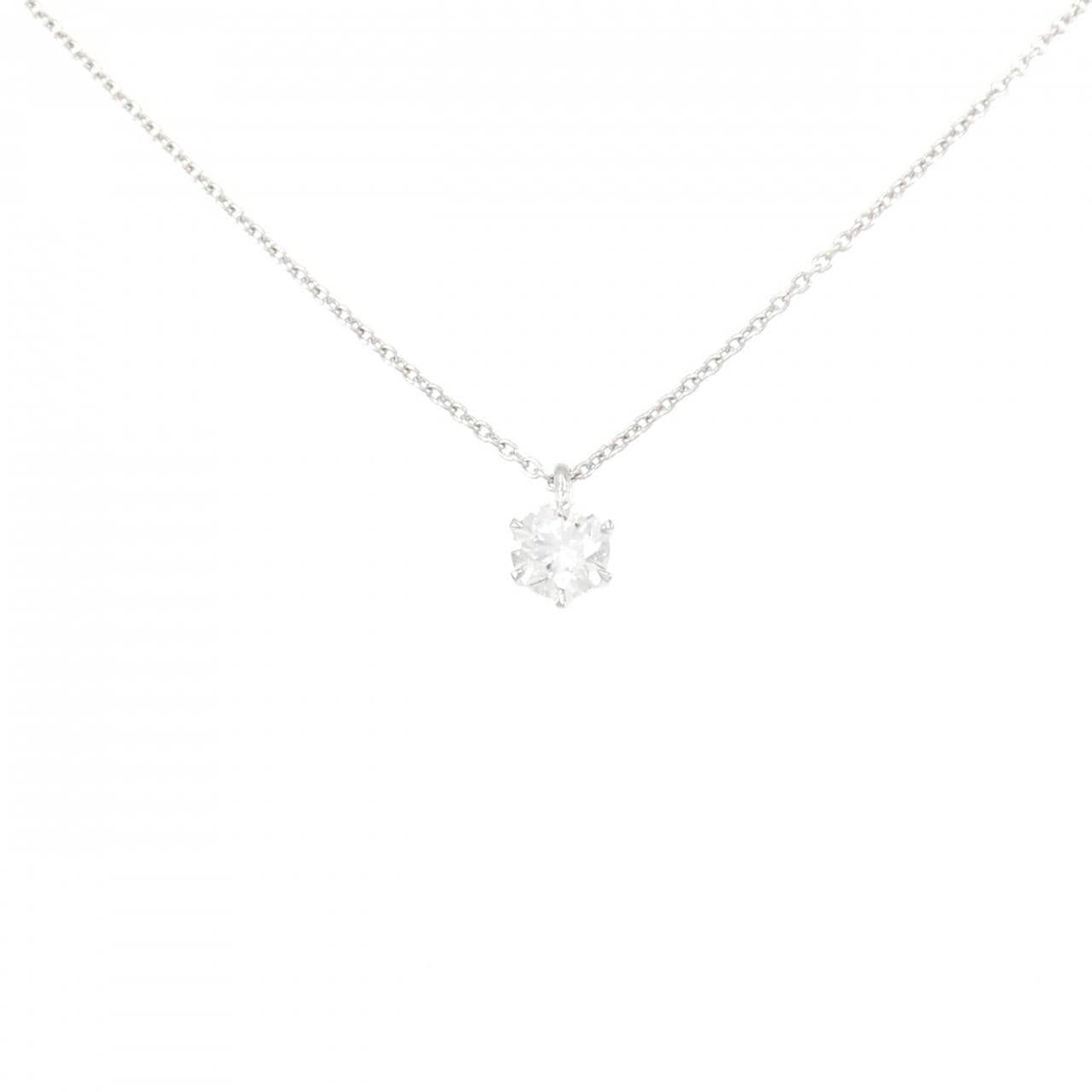 【リメイク】PT ダイヤモンド ネックレス 0.312CT F SI1 EXT