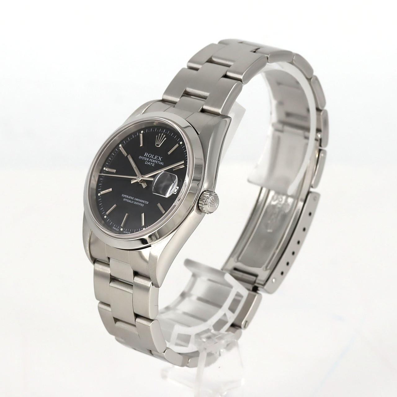 ロレックス オイスターパーペチュアルデイト 15200 SS 自動巻 F番