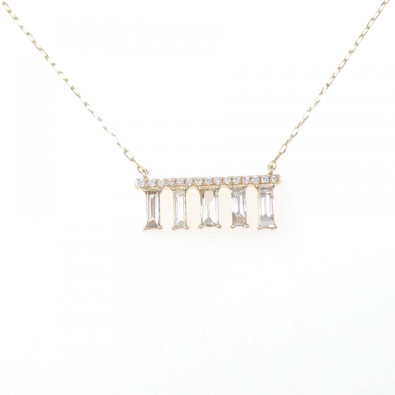 【新品】K18YG ダイヤモンド ネックレス 0.57CT
