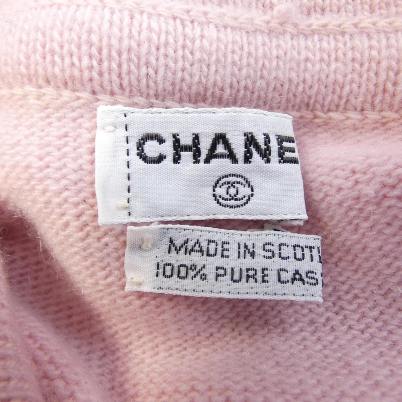 【ヴィンテージ】シャネル CHANEL MADE IN SCOTLAND リボン ニット