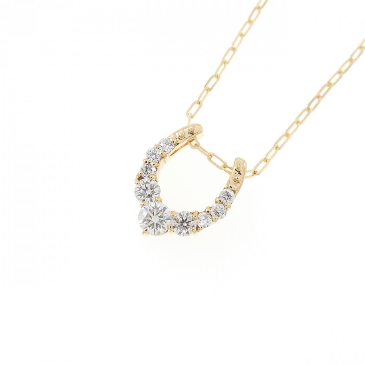 K18YG ダイヤモンド ネックレス 0.28CT