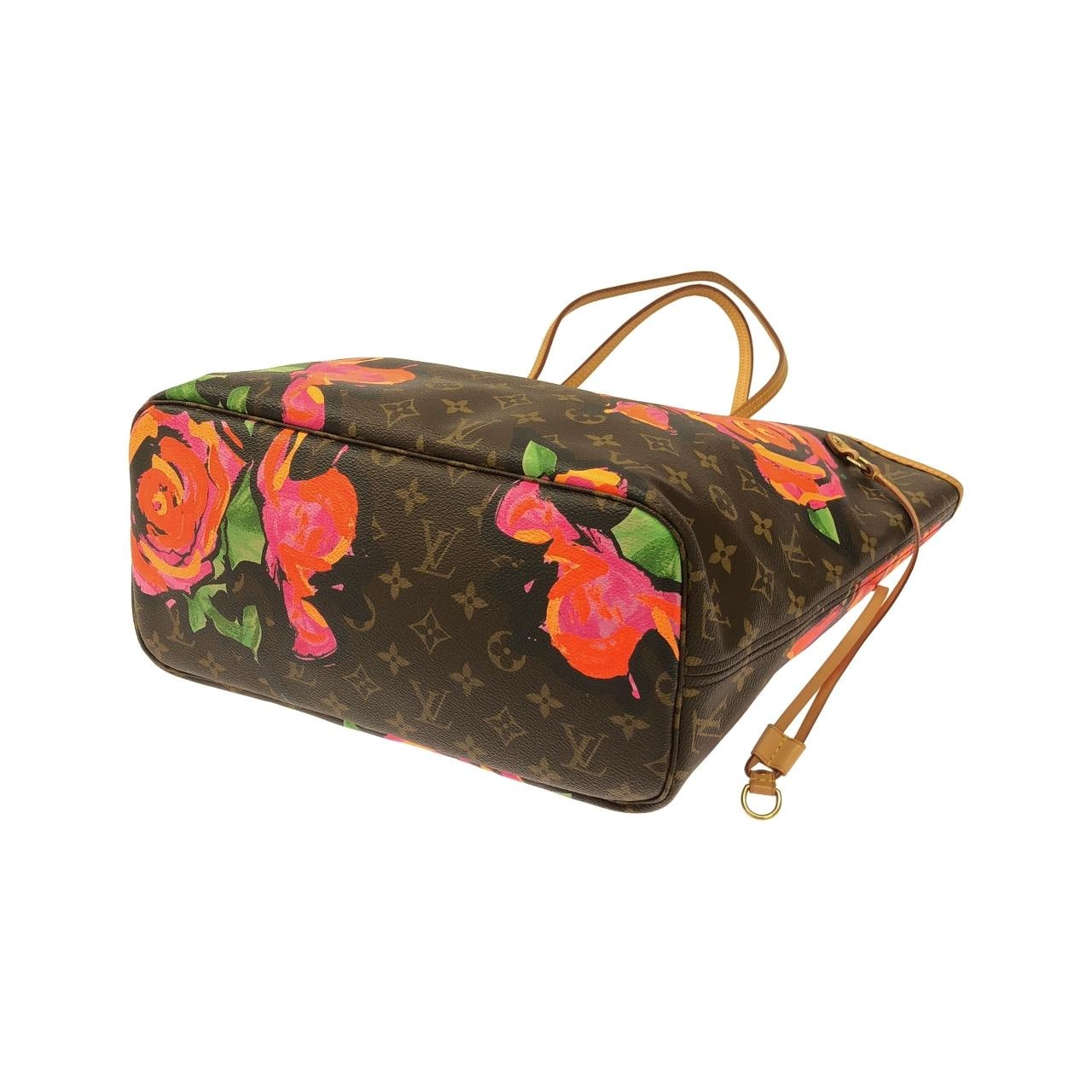 ルイヴィトン モノグラム ローズ(スティーブン スプラウス) ネヴァーフル MM M48613 バッグ