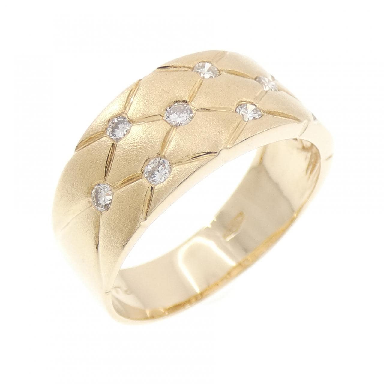 585YG ダイヤモンド リング