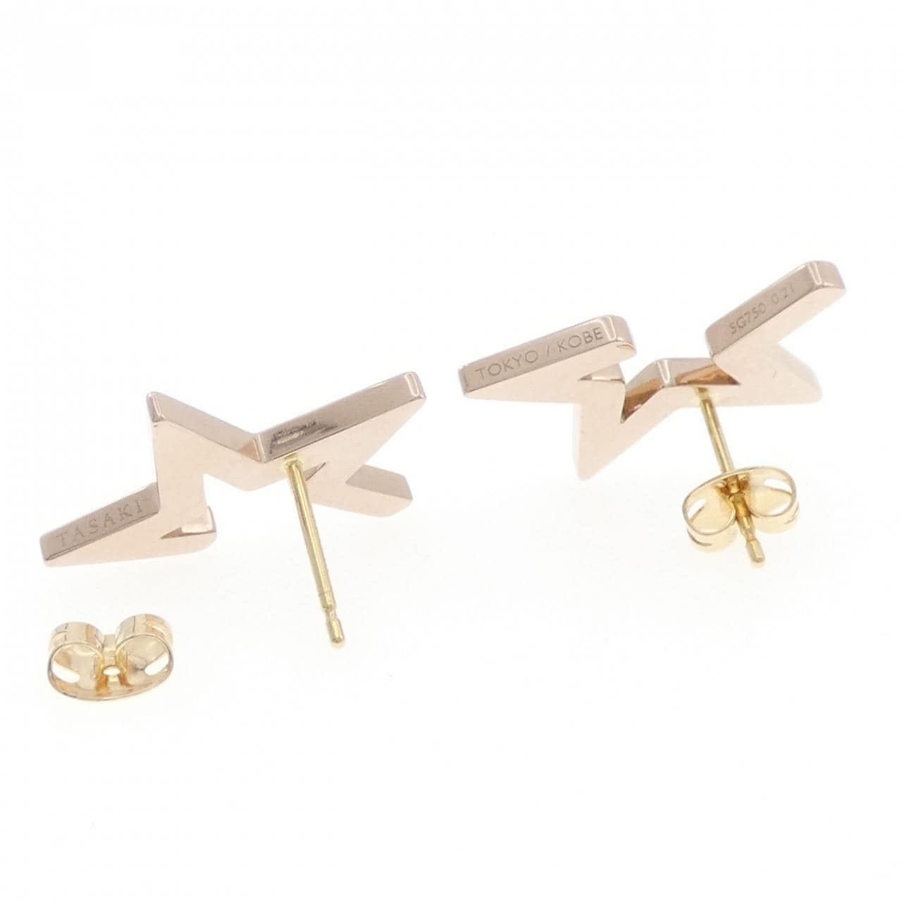 タサキ アブストラクト スター ピアス 0.42CT