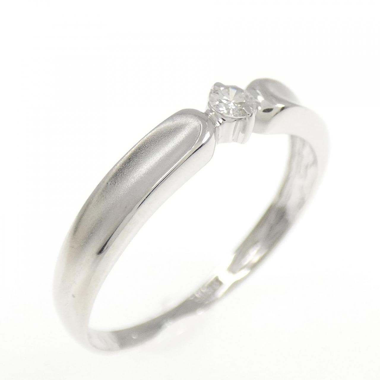 K18WG ダイヤモンド リング 0.05CT