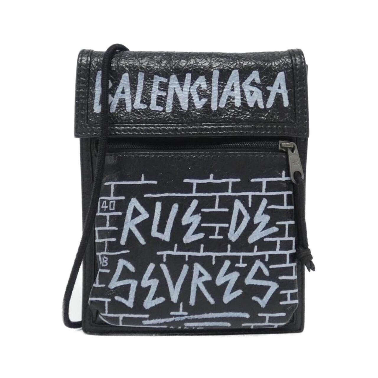 BALENCIAGA涂鸦探险家小袋肩带 532298 迷你包