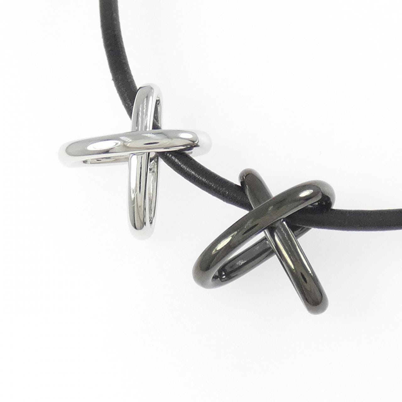 ミキモト K18WG/K18BG ネックレス