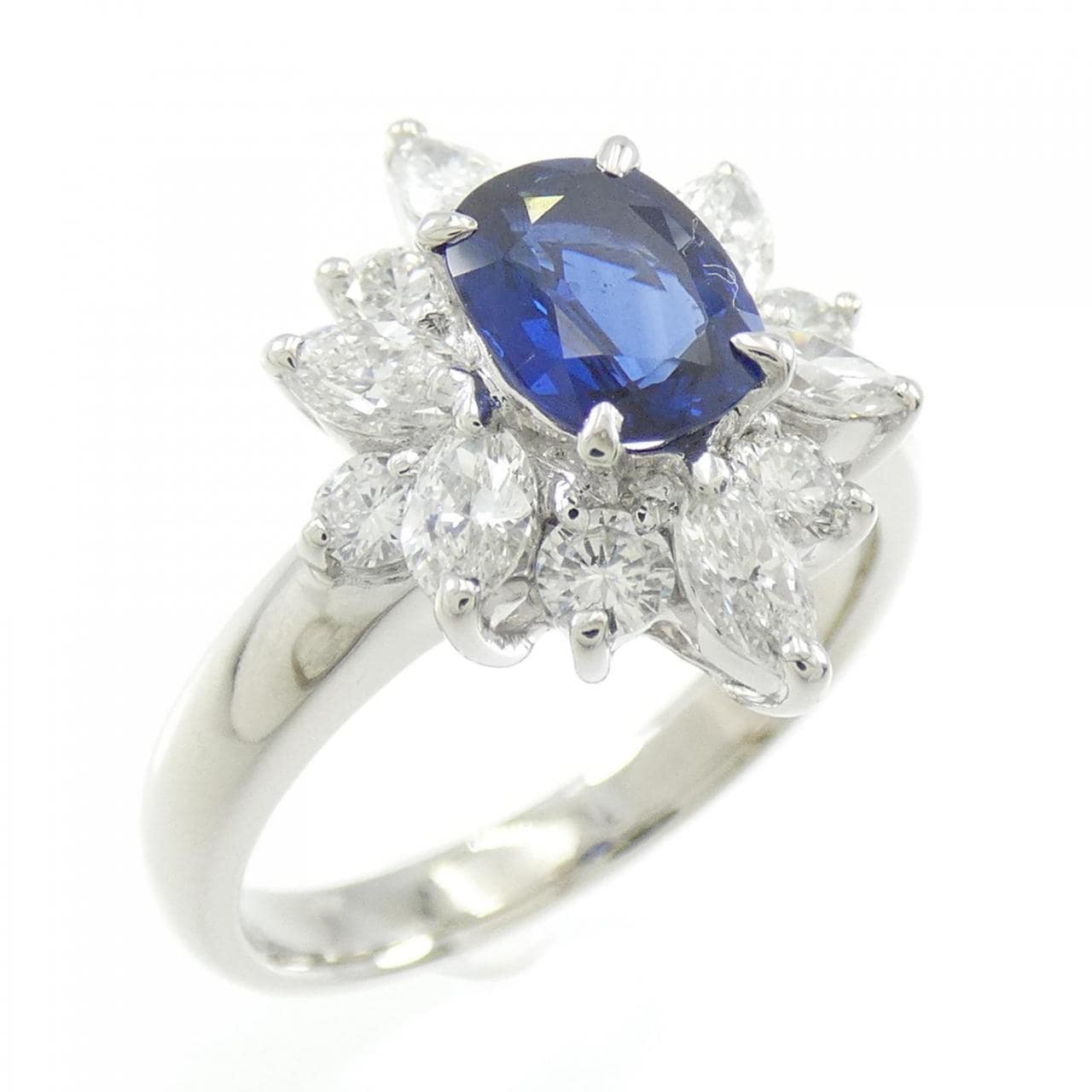 PT900 Sapphire Ring 0.94CT