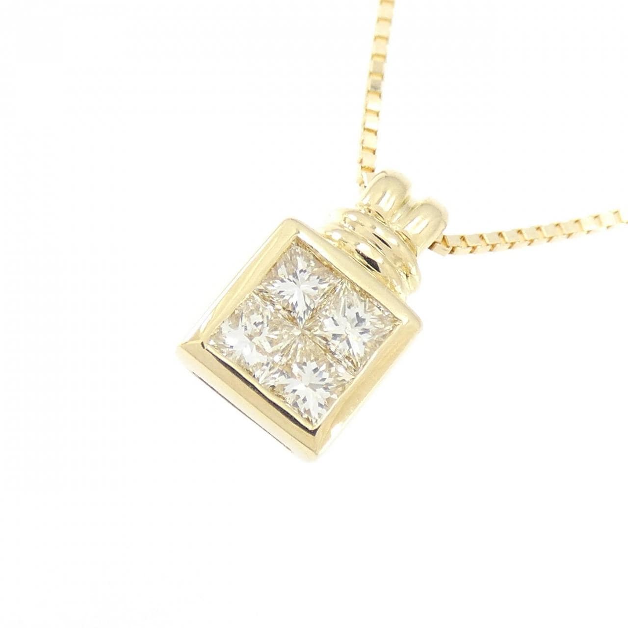 K18YG ダイヤモンド ネックレス 0.50CT