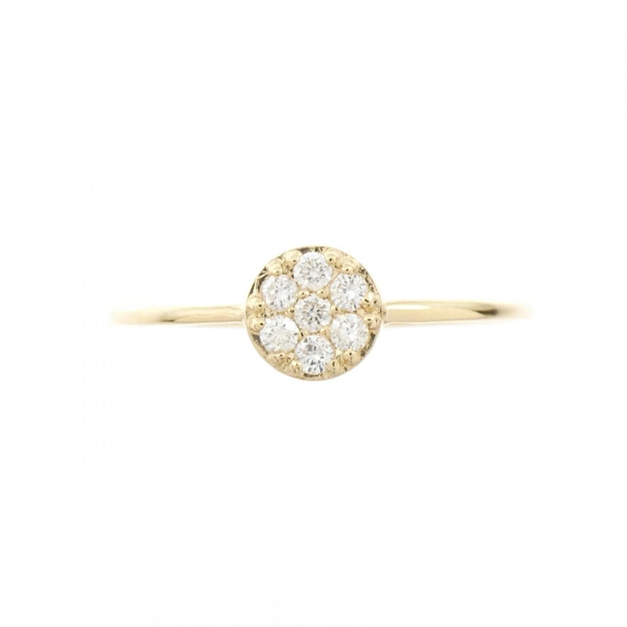 【リメイク】K18YG ダイヤモンド リング 0.10CT