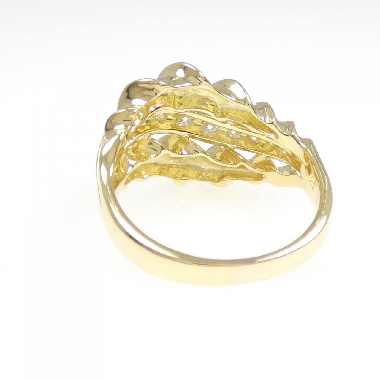 750YG ダイヤモンド リング