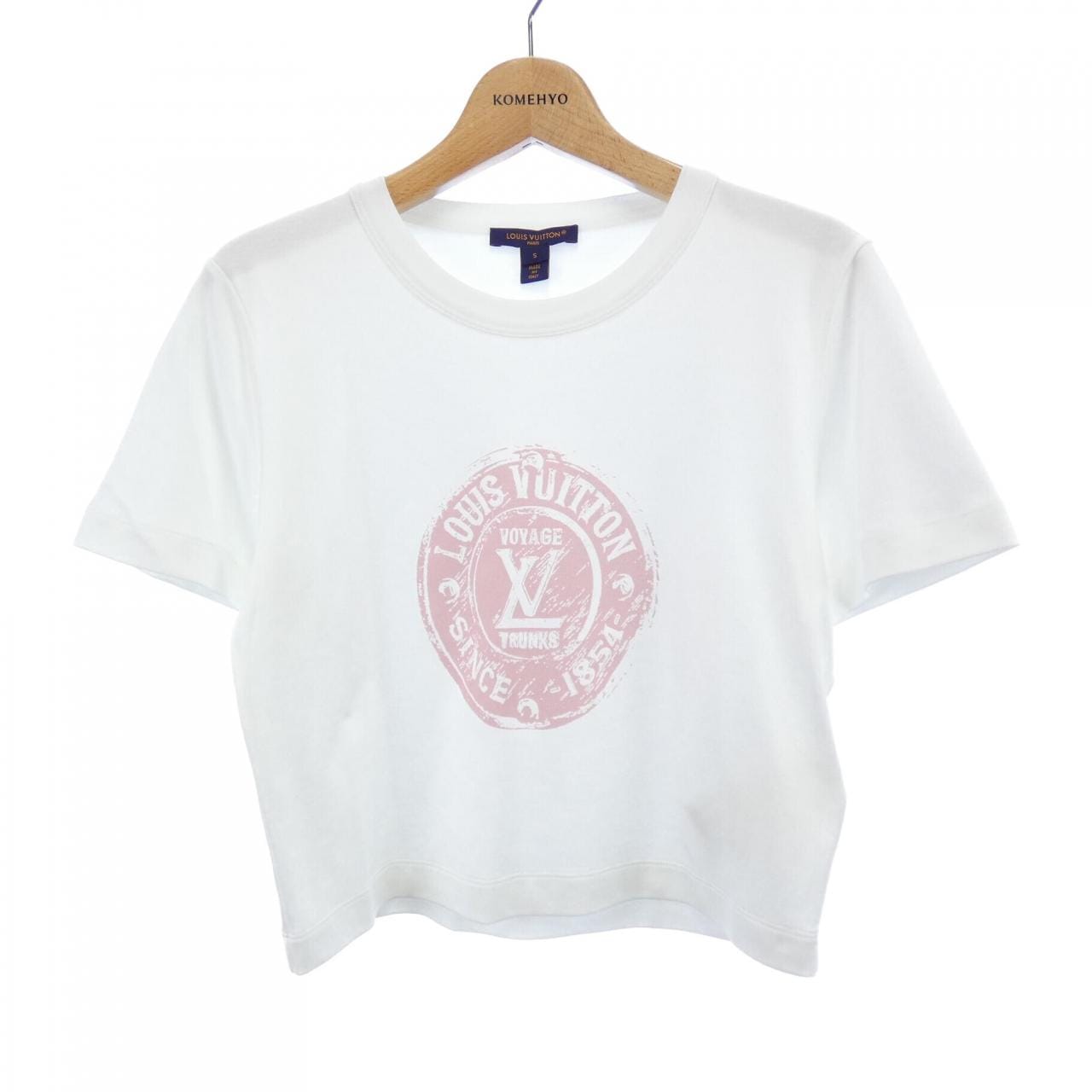 ルイヴィトン LOUIS VUITTON LVスタンプクロップトップ FTTS11UNI Tシャツ