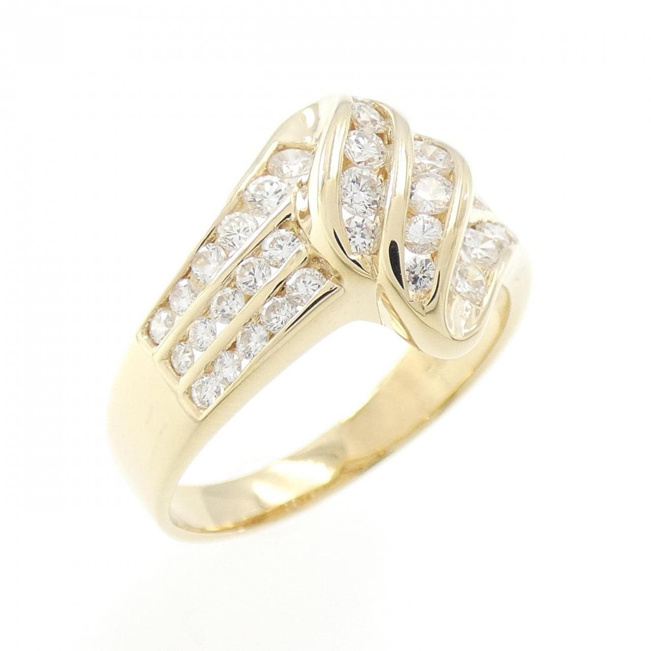 K18YG ダイヤモンド リング 0.63CT