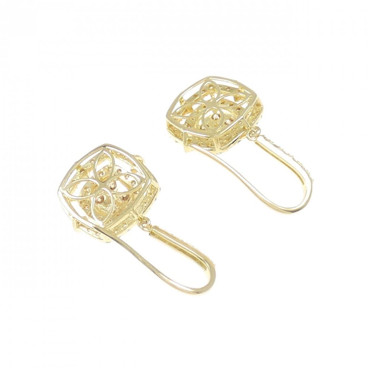 K18YG钻石耳环1.00CT