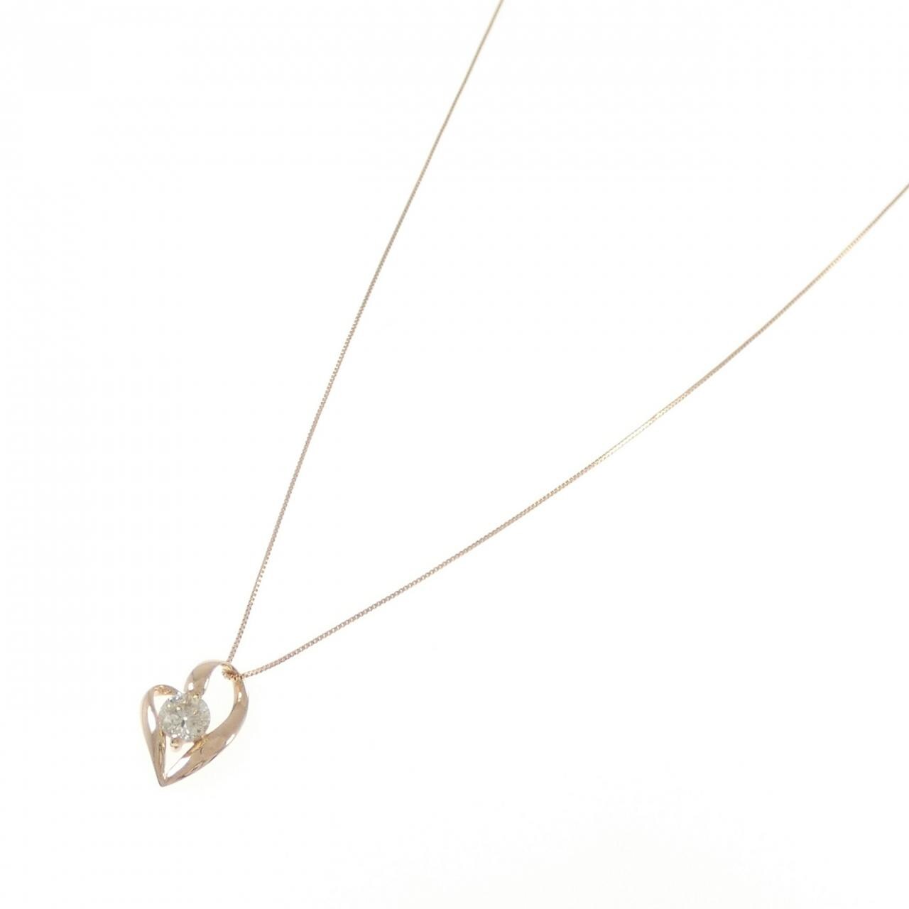 K18PG ダイヤモンド ネックレス 0.30CT