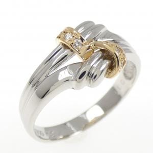 PT900/K18YG ダイヤモンド リング 0.04CT