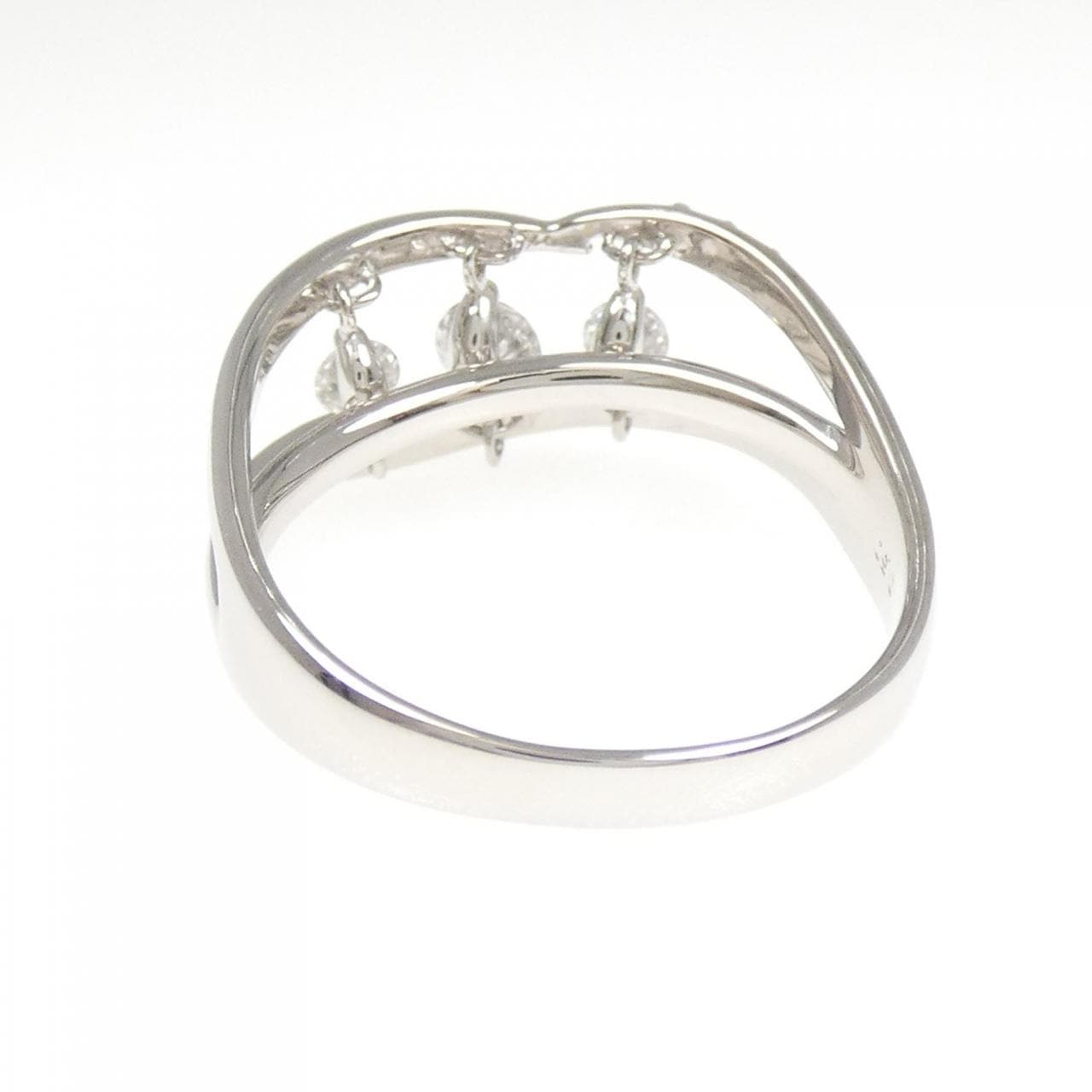 K18WG ダイヤモンド リング 0.50CT