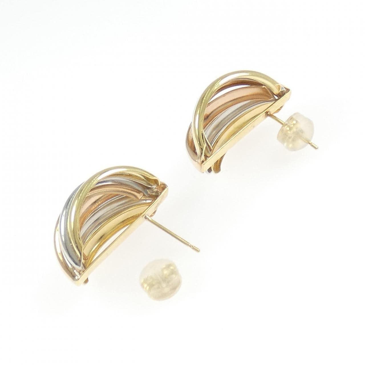 【新品】K18YG/PT900/K18PG ピアス