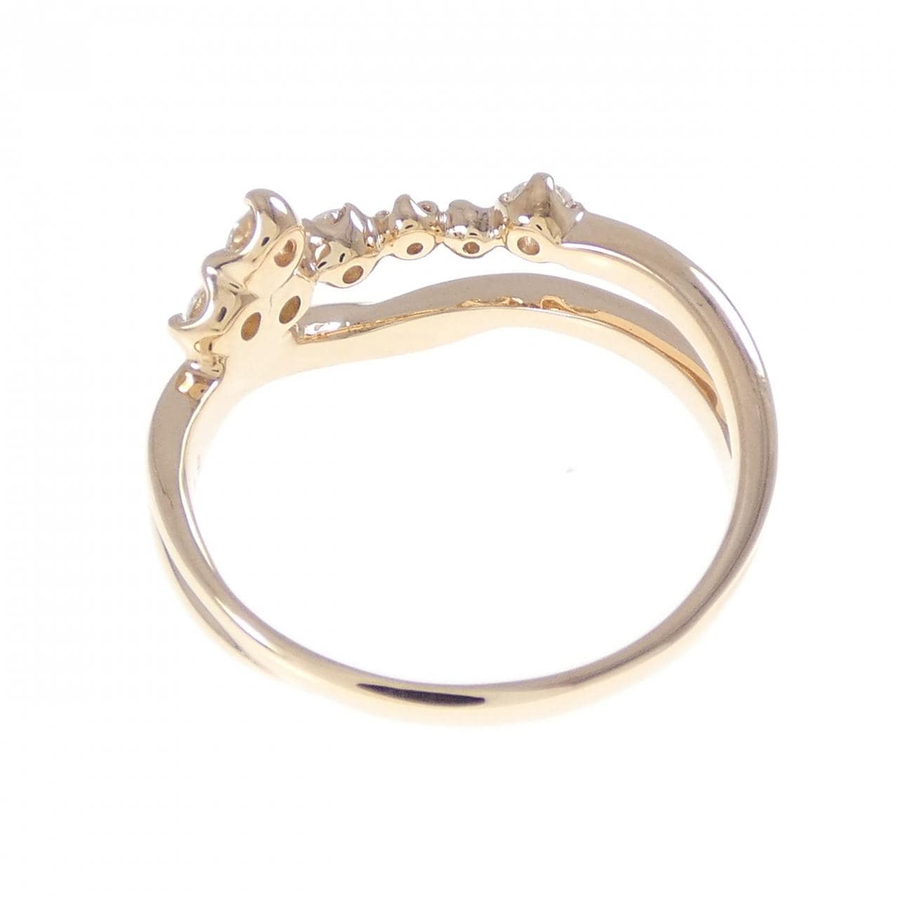 K18PG ダイヤモンド リング 0.19CT