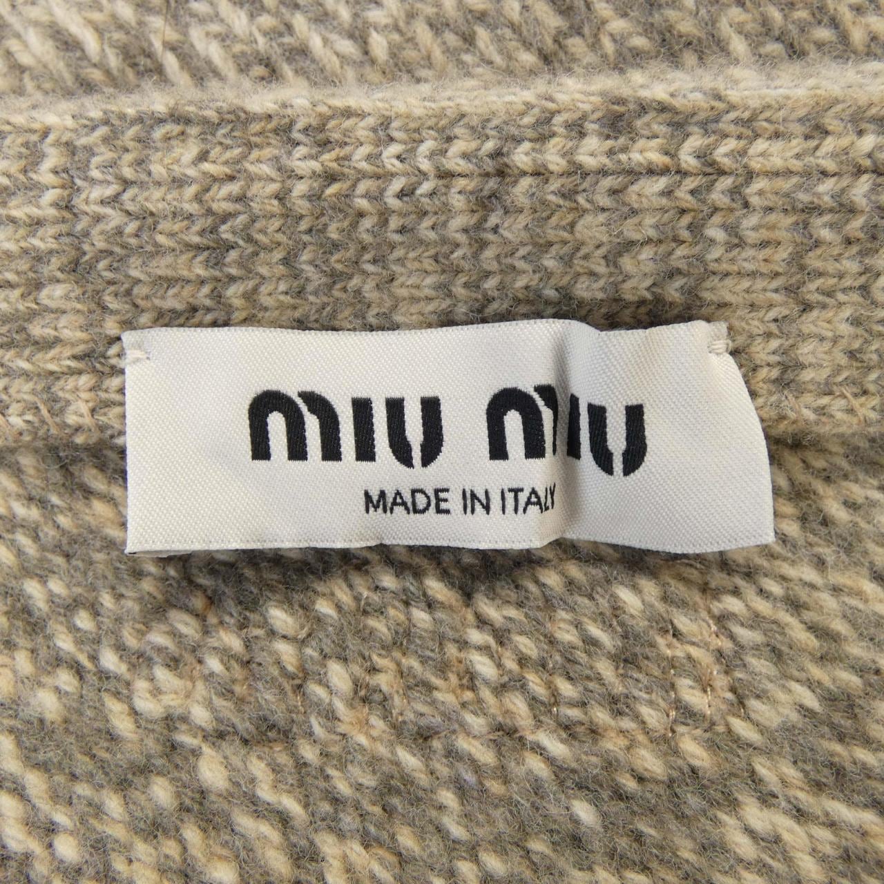 ミュウミュウ MIU MIU レタリングロゴ MMG575 SOOO 18H1 スカート