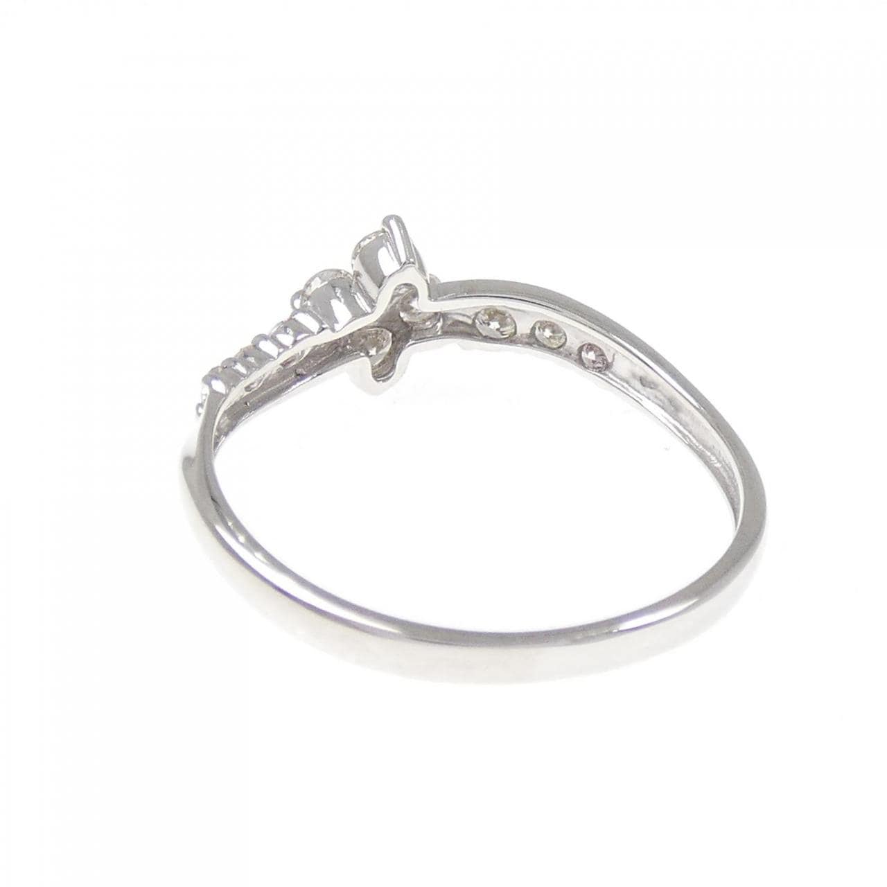 PT900 フラワー ダイヤモンド リング 0.30CT
