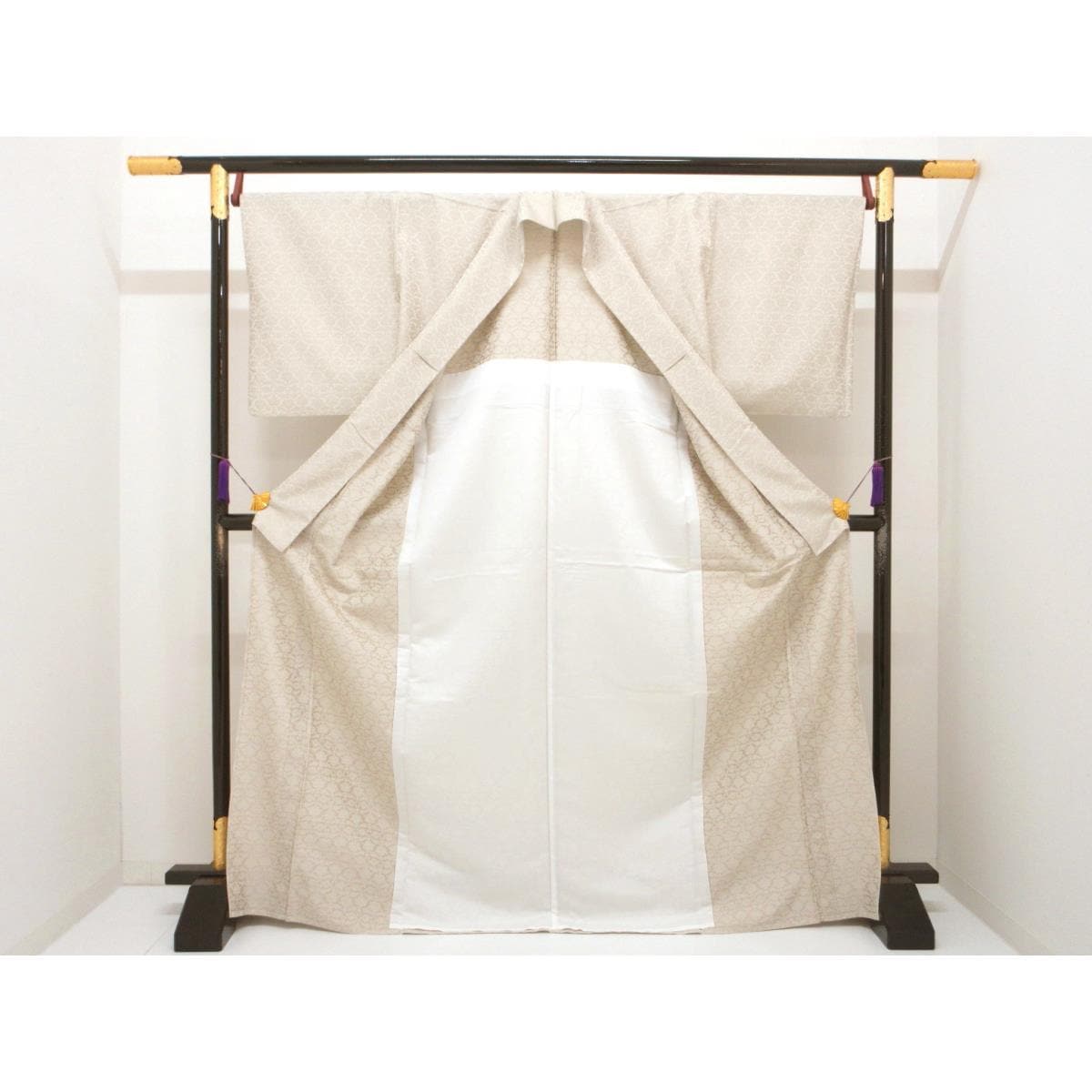 単衣　お召織　身幅Ｌ寸