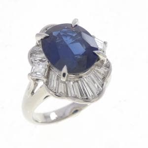 PT900 サファイヤ リング 3.33CT