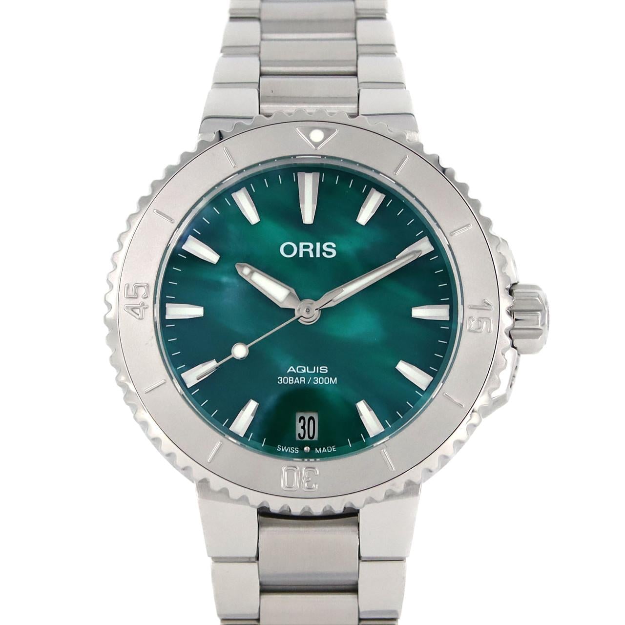 [新品] Oris Aquis Oris x Bracelet Net 01 733 7770 4137-07 SS自動上弦