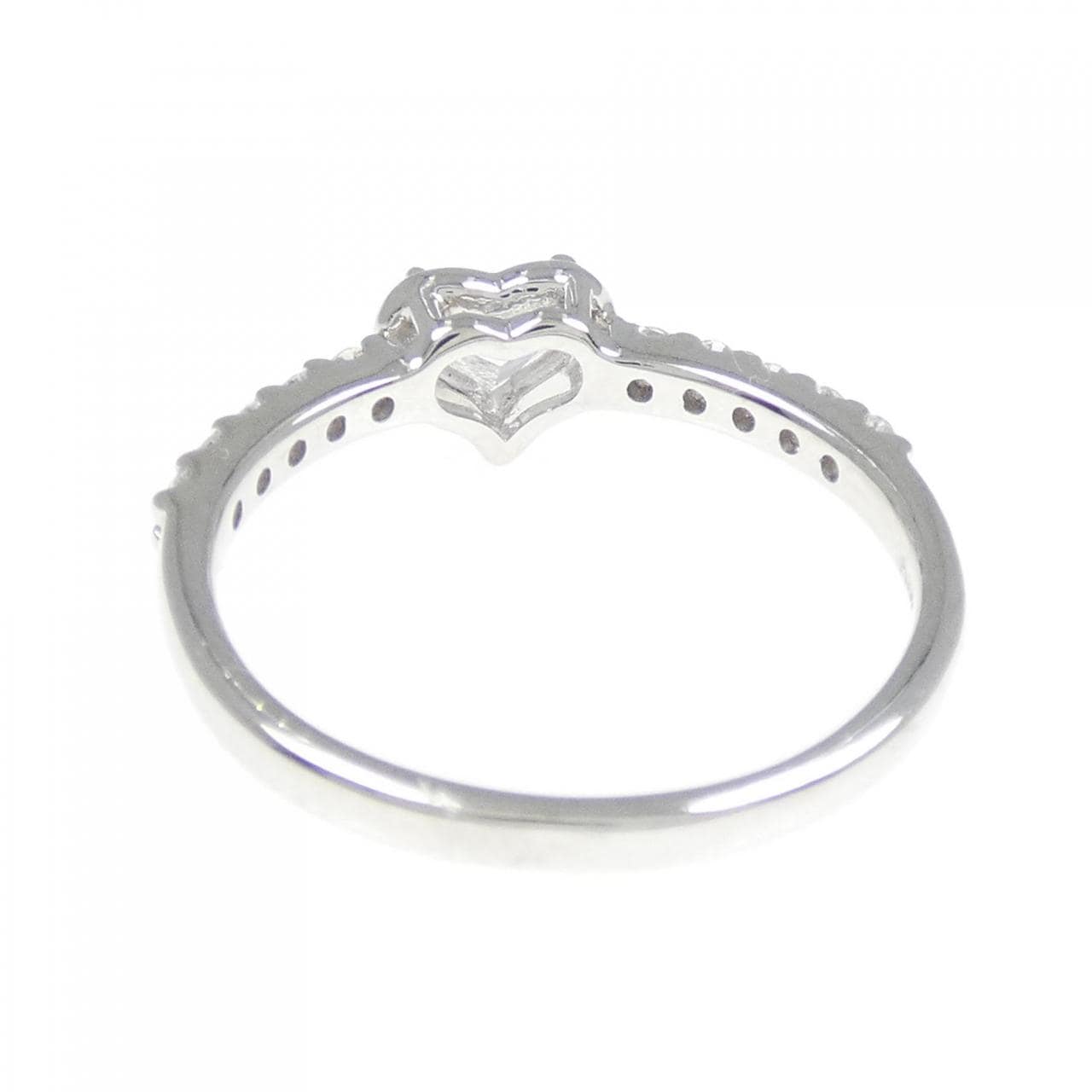 PT900 ハート ダイヤモンド リング 0.350CT