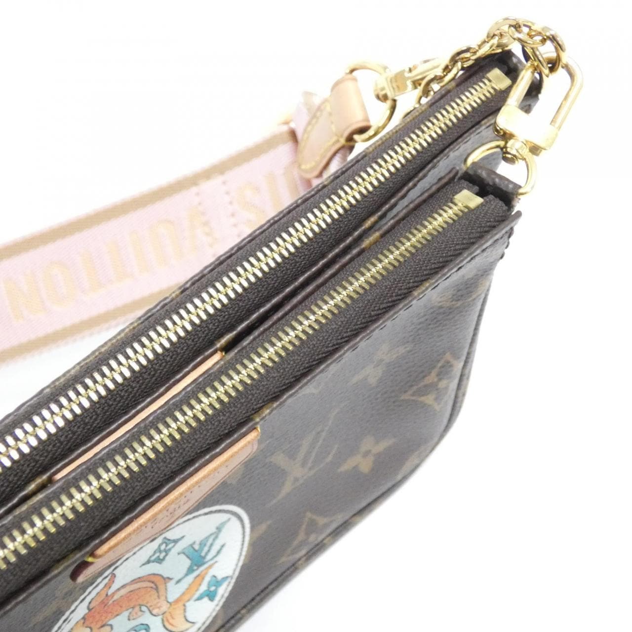 ルイヴィトン モノグラム(マイLVワールドツアー) ミュルティ ポシェット アクセソワール P01458 ショルダーバッグ