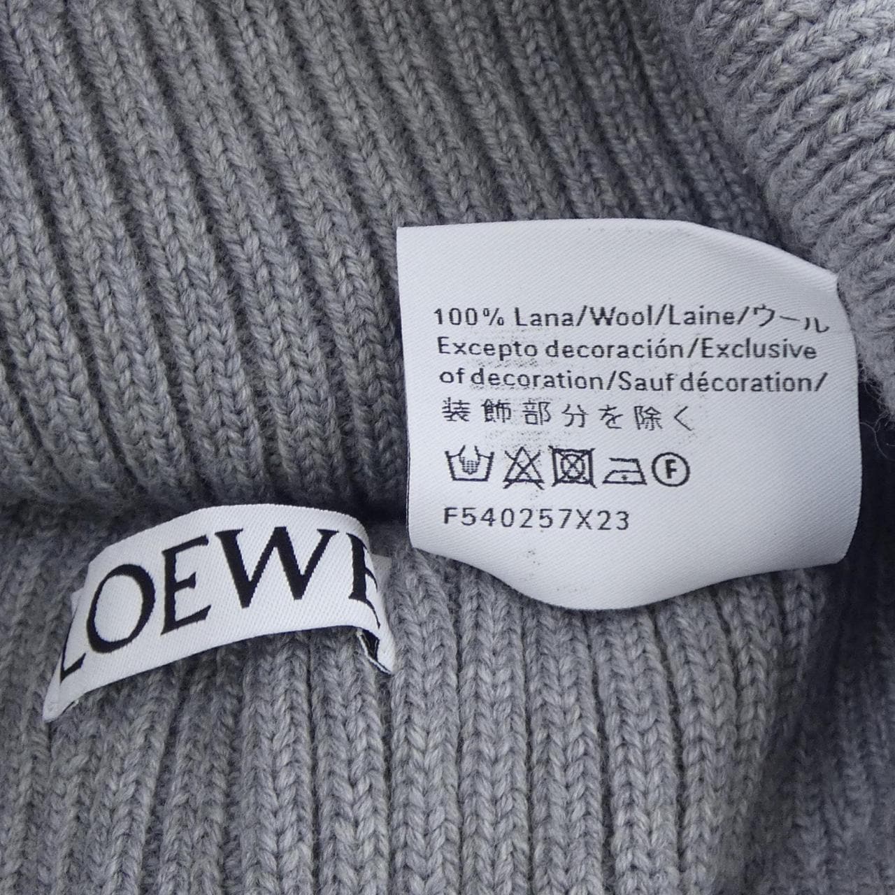 ロエベ LOEWE F54025X23 ニットキャップ