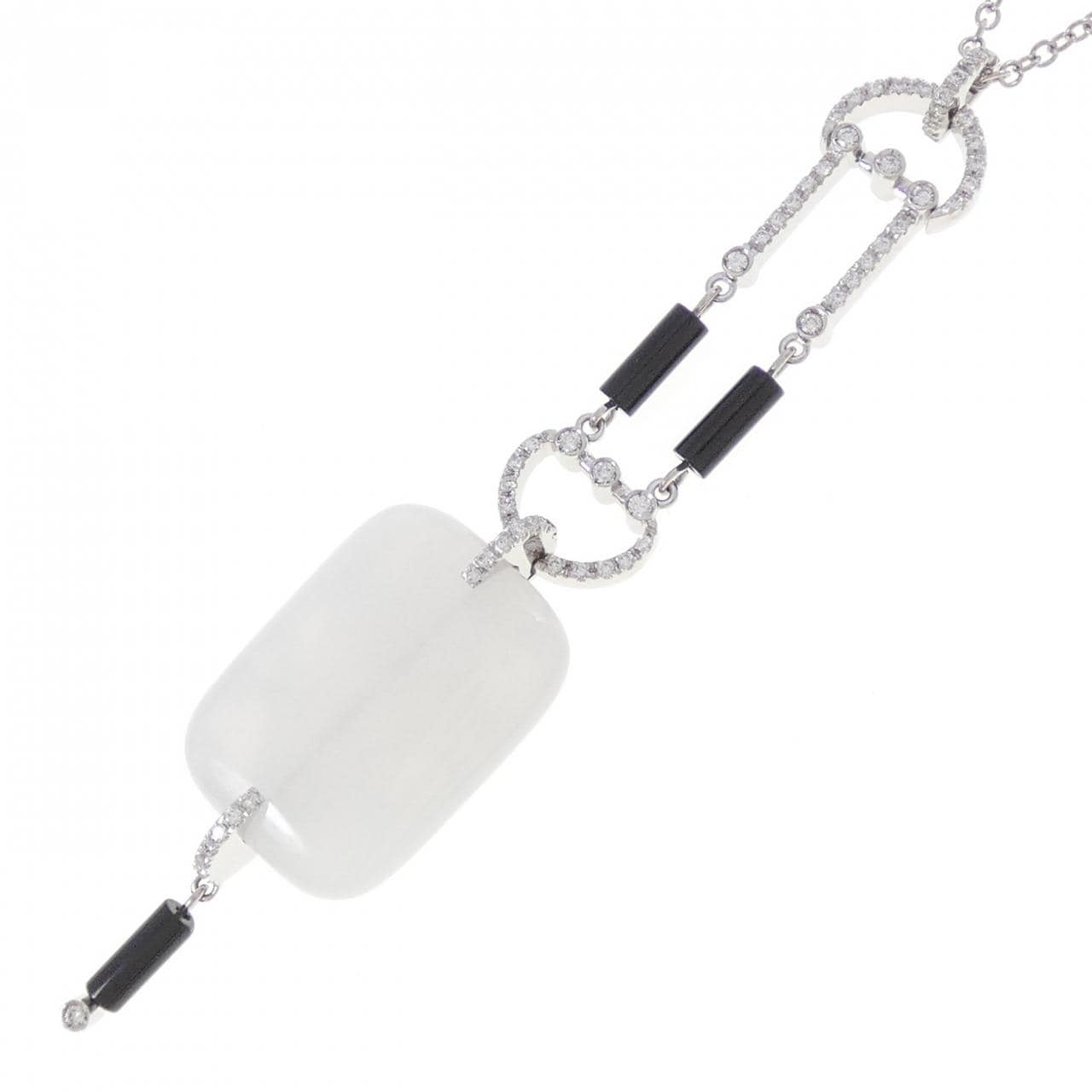 750WG カラーストーン ネックレス