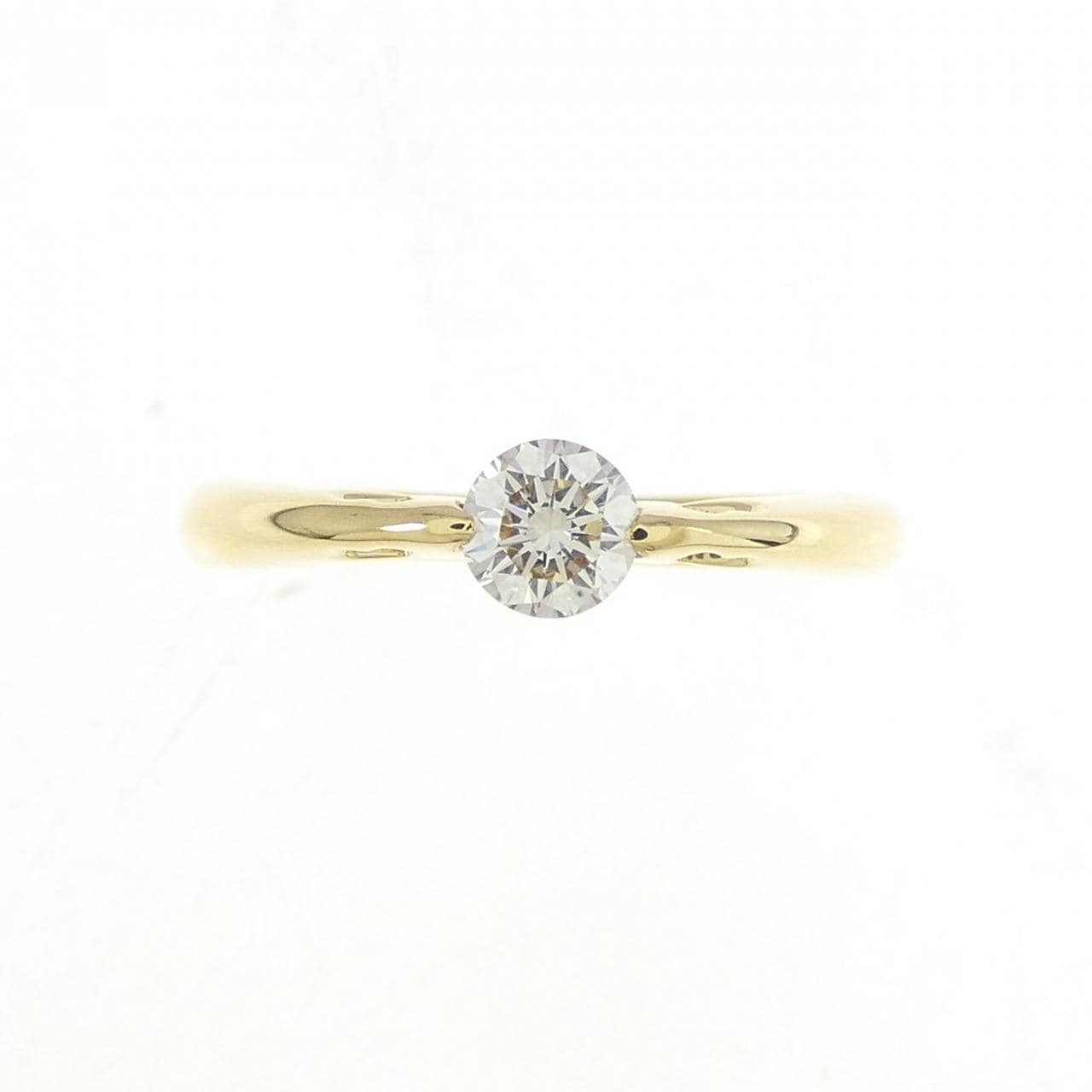 K18YG 心形钻石戒指 0.306CT