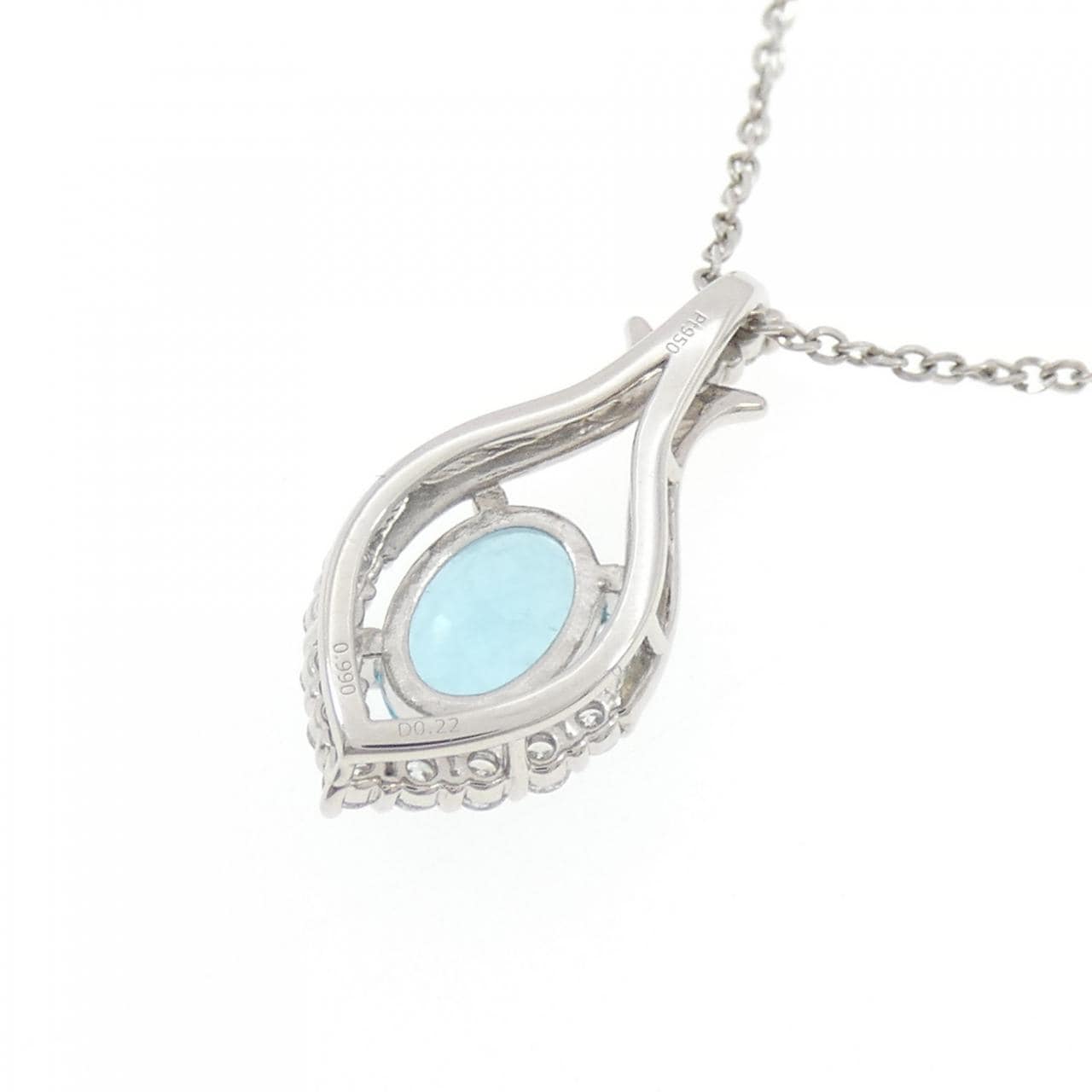 PT950/PT850 アパタイト ネックレス 0.990CT