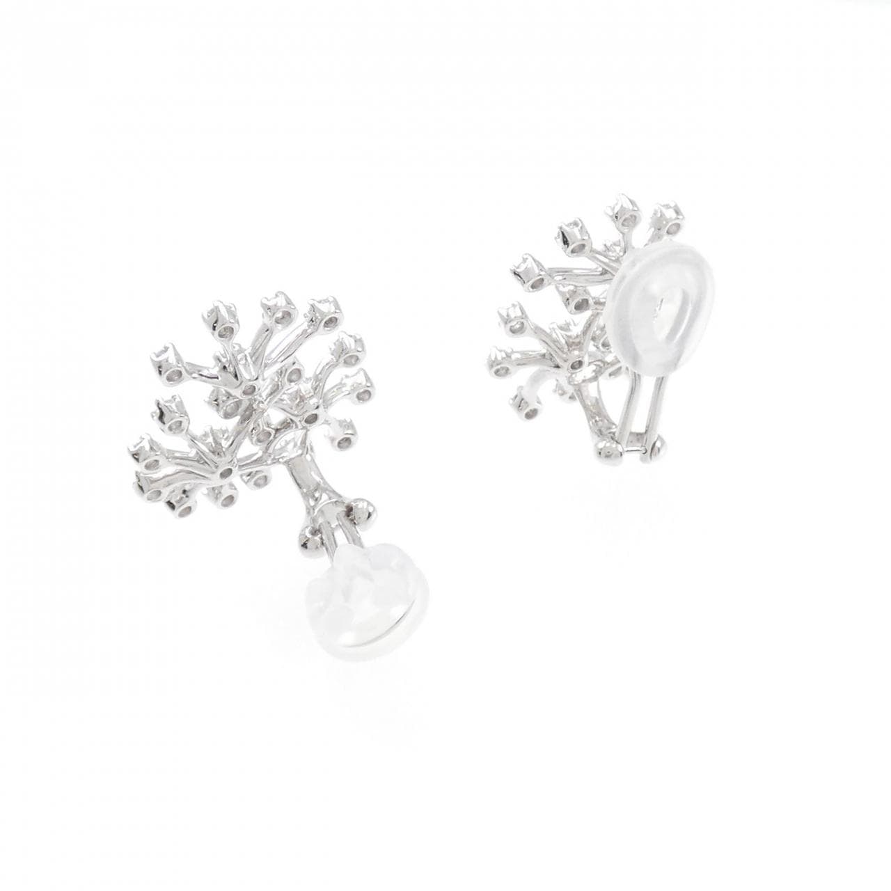 K18WG Diamond Earrings 1.08CT