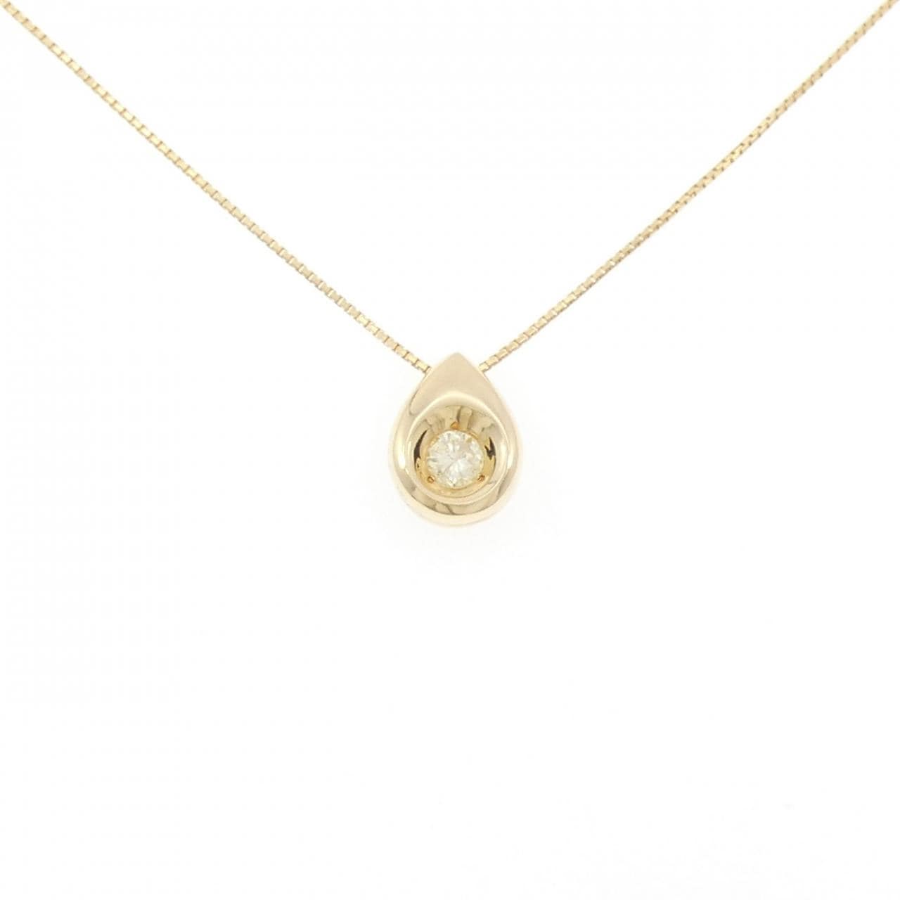 K18YG ダイヤモンド ネックレス 0.20CT