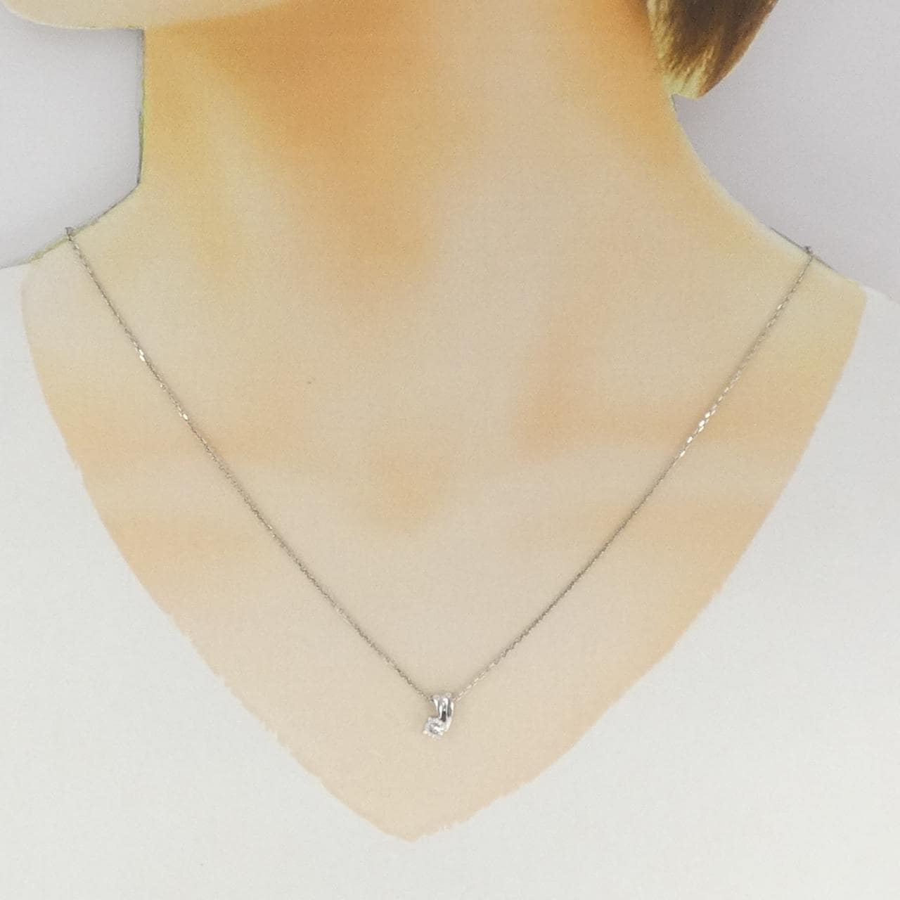 PT850 ダイヤモンド ネックレス 0.21CT