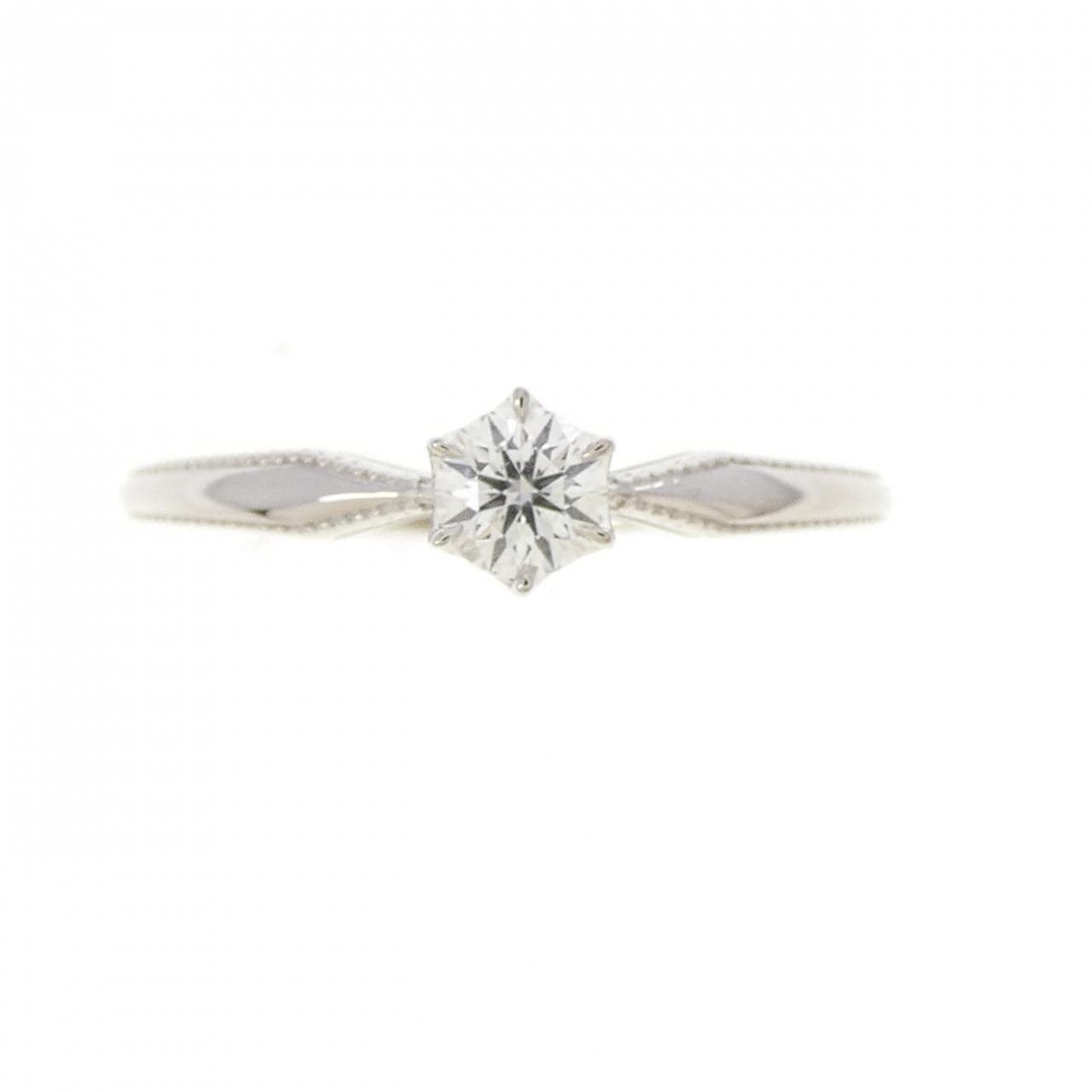 アガット ダイヤモンド リング 0.219CT