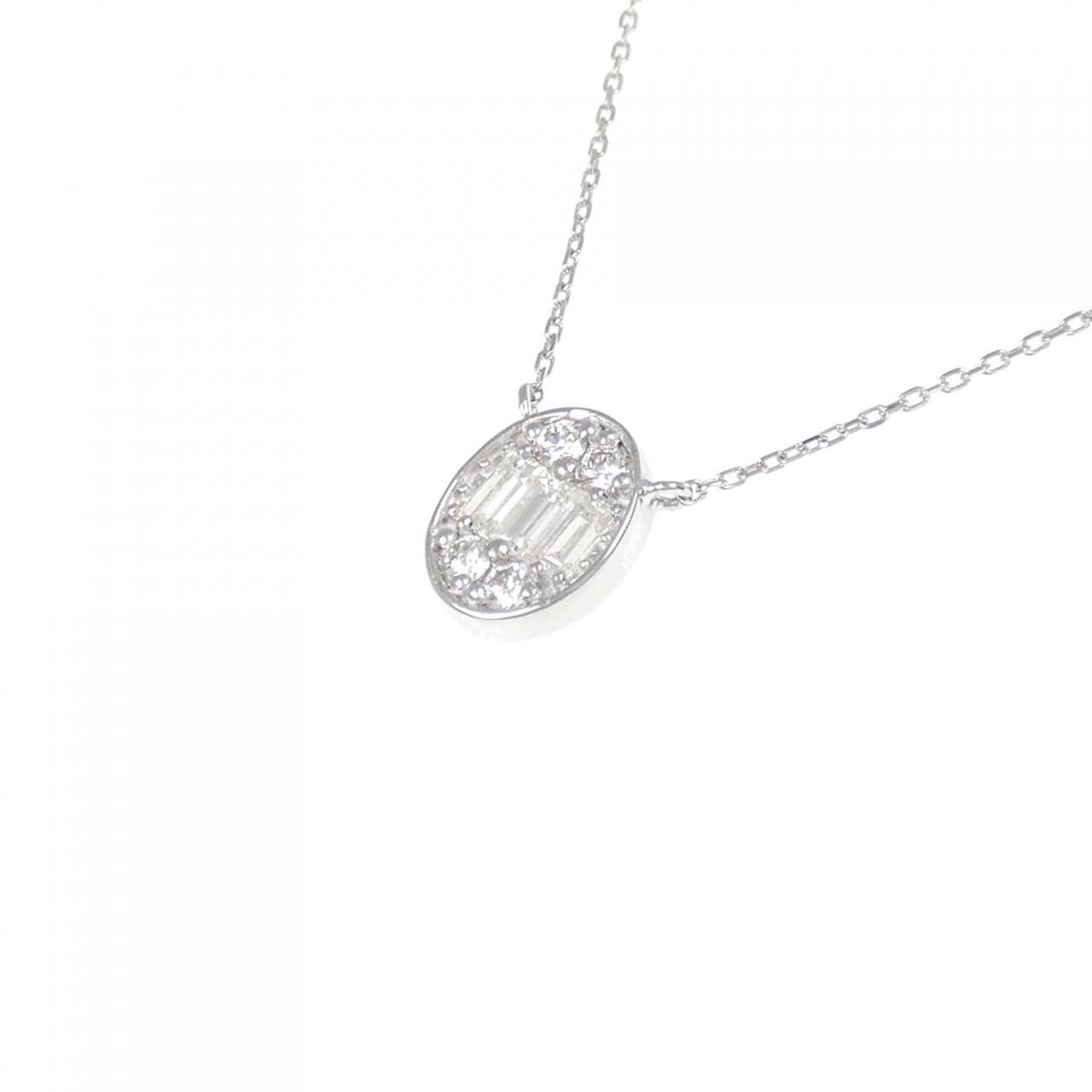 【新品】PT ダイヤモンド ネックレス 0.30CT