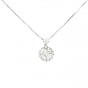 【新品】PT900/PT850 ダイヤモンド ネックレス 0.530CT G SI1 VG