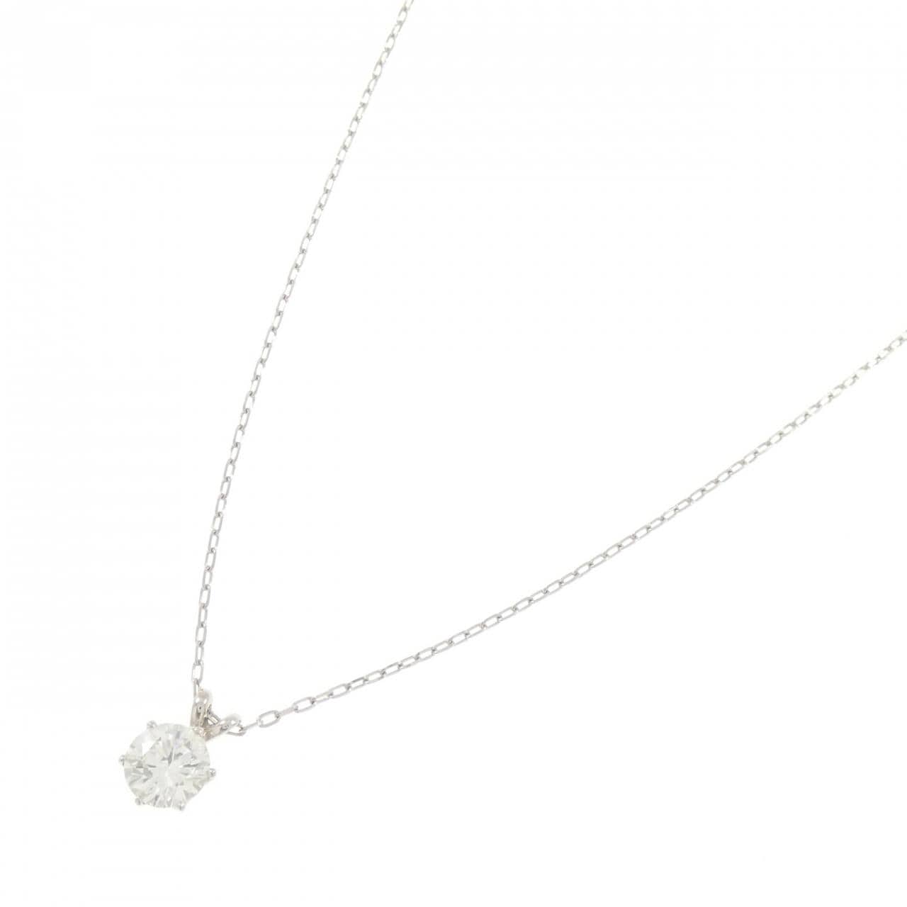 PT900/PT850 ダイヤモンド ネックレス 0.721CT I SI2 Fair