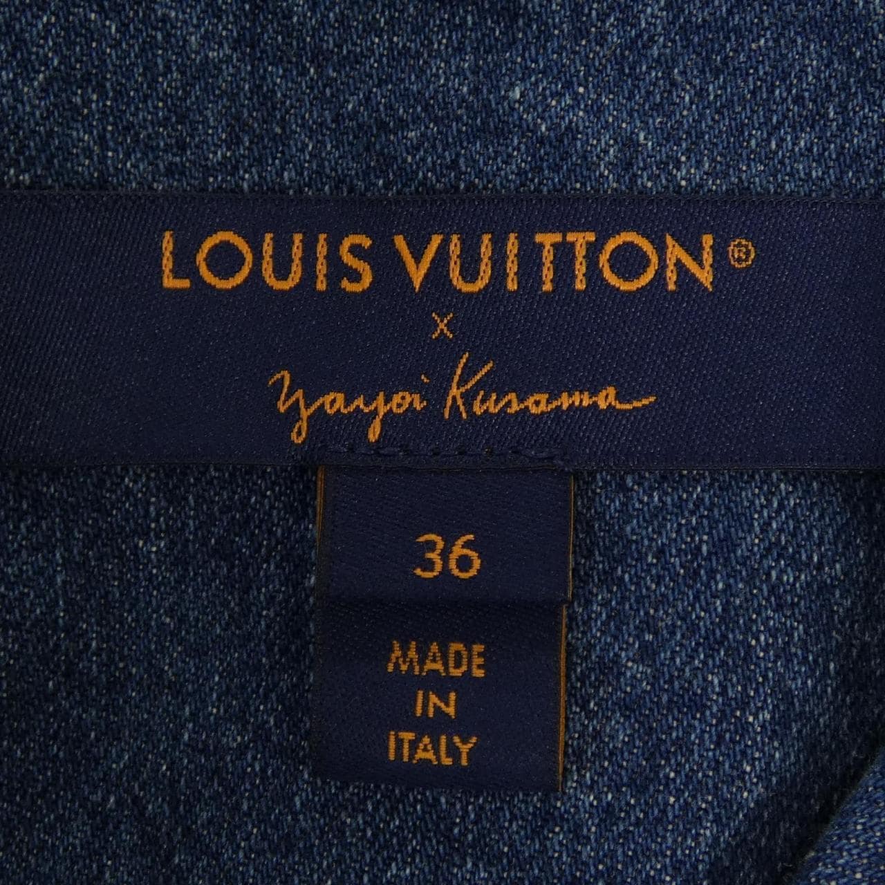 ルイヴィトン LOUIS VUITTON FOJA37GM1 草間彌生 デニムジャケット