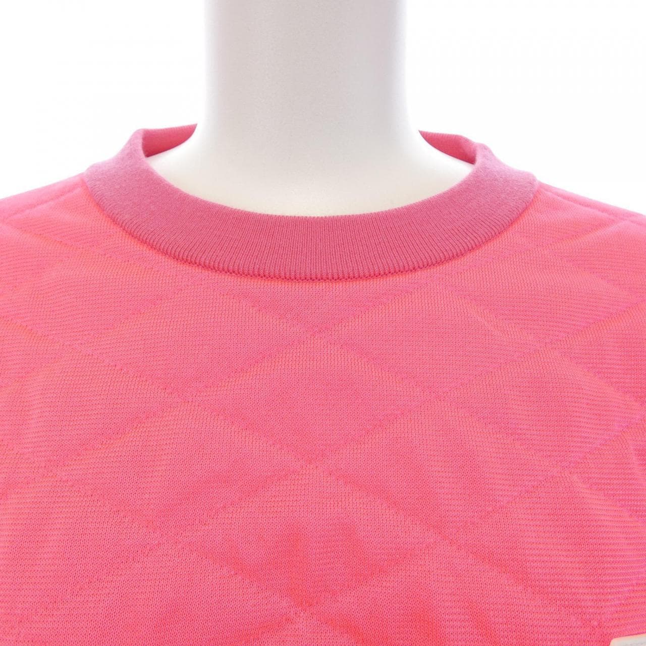 ルイヴィトン LOUIS VUITTON ホットピンクキルテッドプルオーバー FNKL06PT9 トップス
