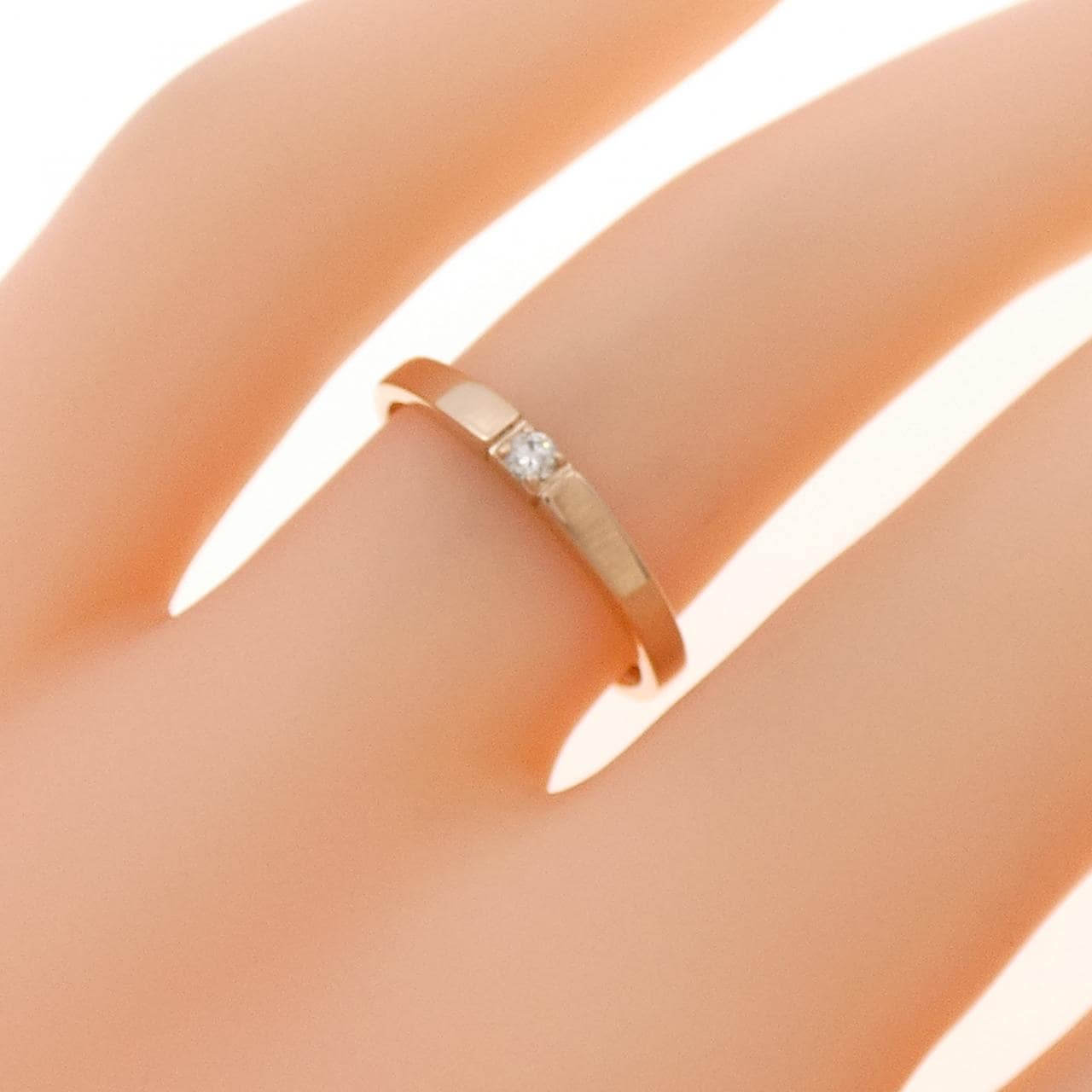 K10PG ダイヤモンド リング 0.04CT