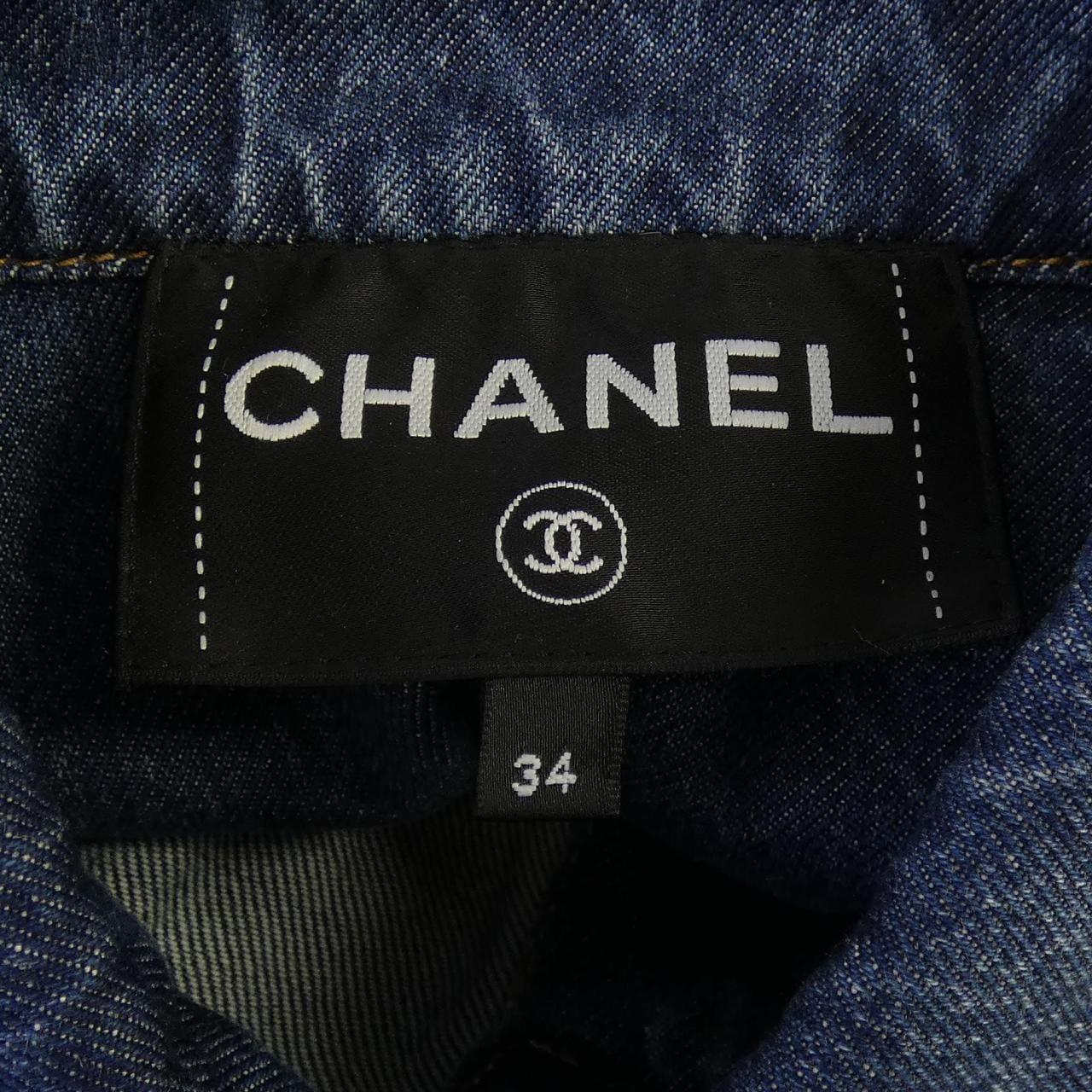 シャネル CHANEL LOOK12 P76746V68693 デニムジャケット