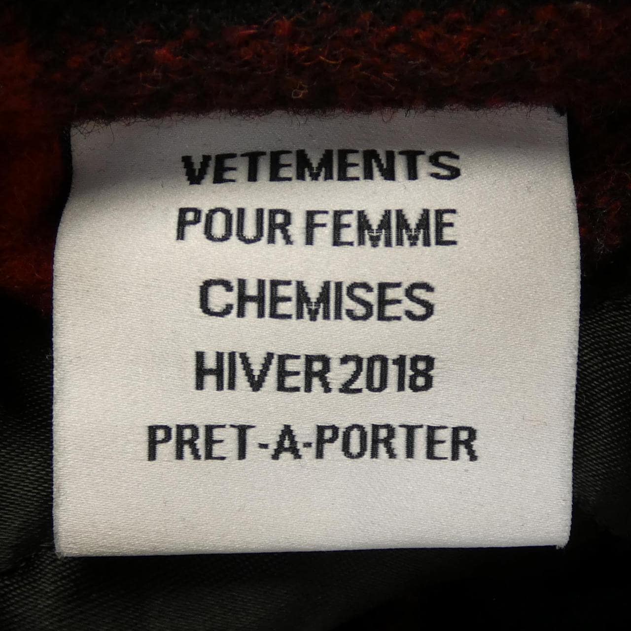 VETEMENTS VETEMENTS SHIRT